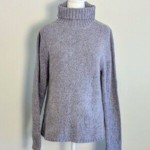 CAROLYN TAYLOR Women's Long Sleeve Turtleneck Sweater  Size L  Lilac